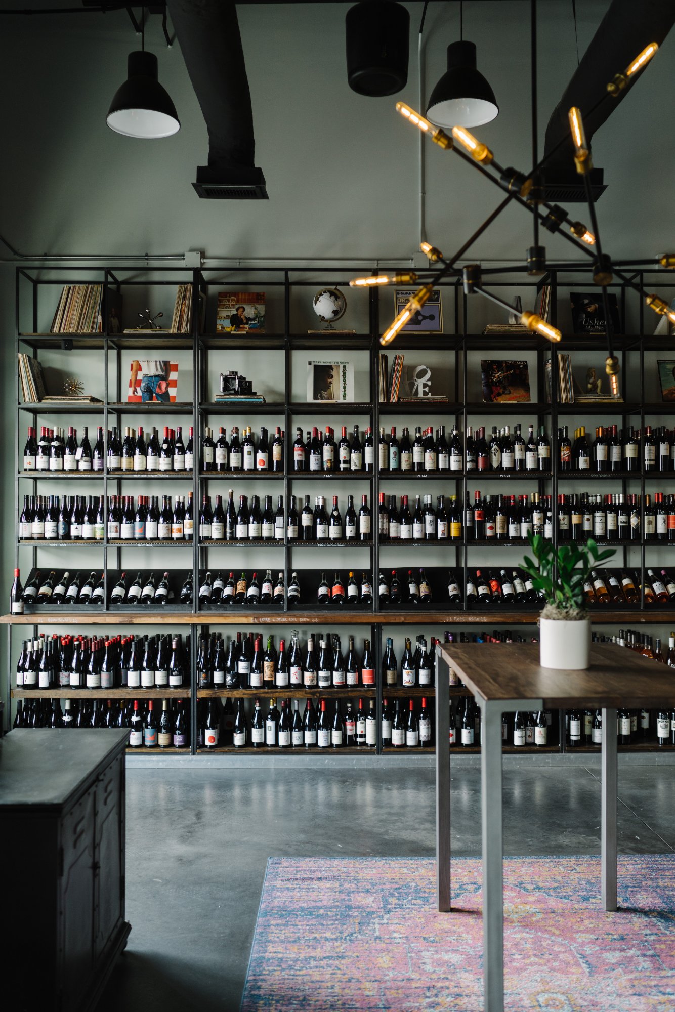 Graft Wine Shop interior, Charleston