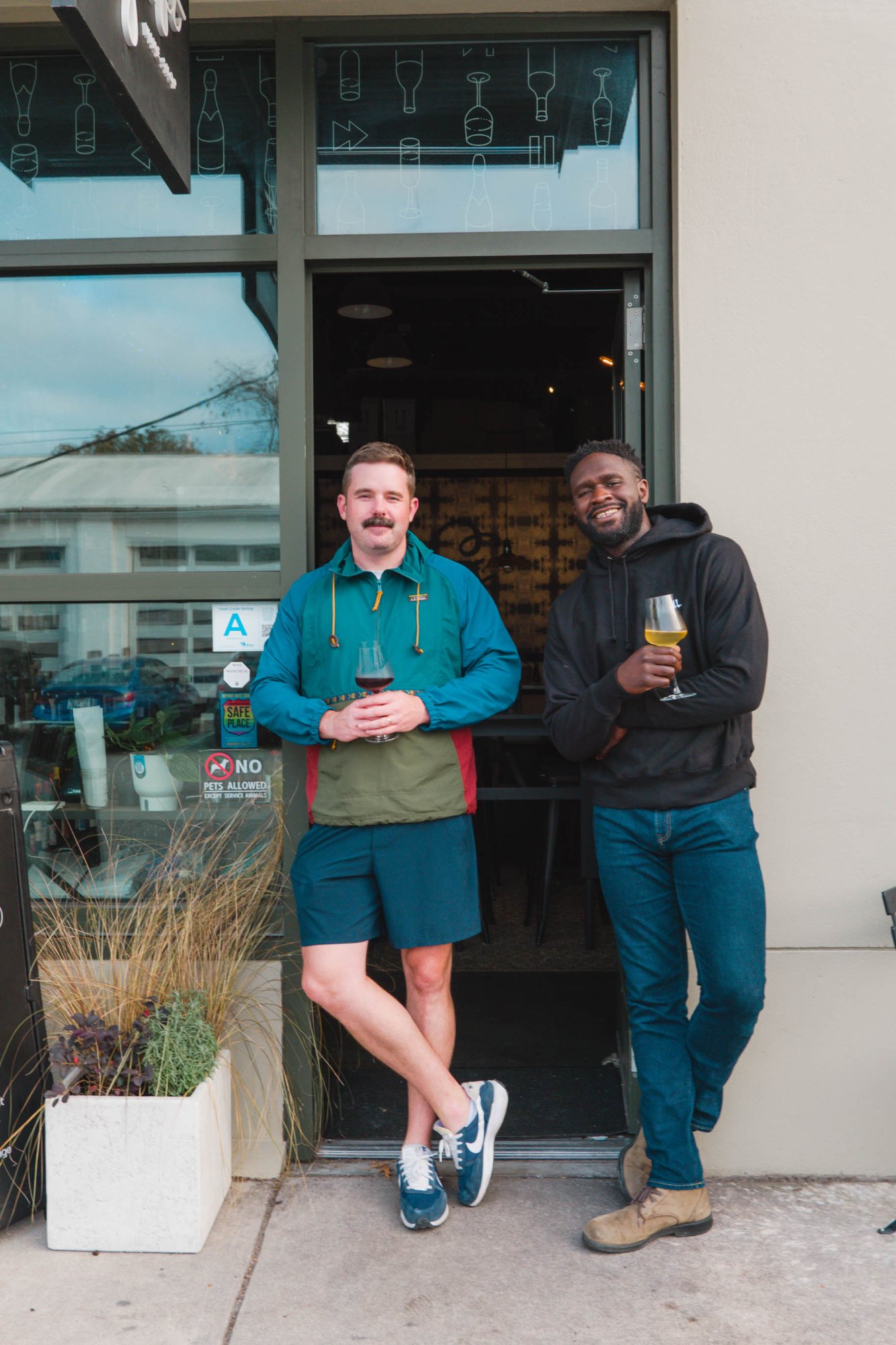 Femi Oyediran and Miles White, Graft Wine Shop